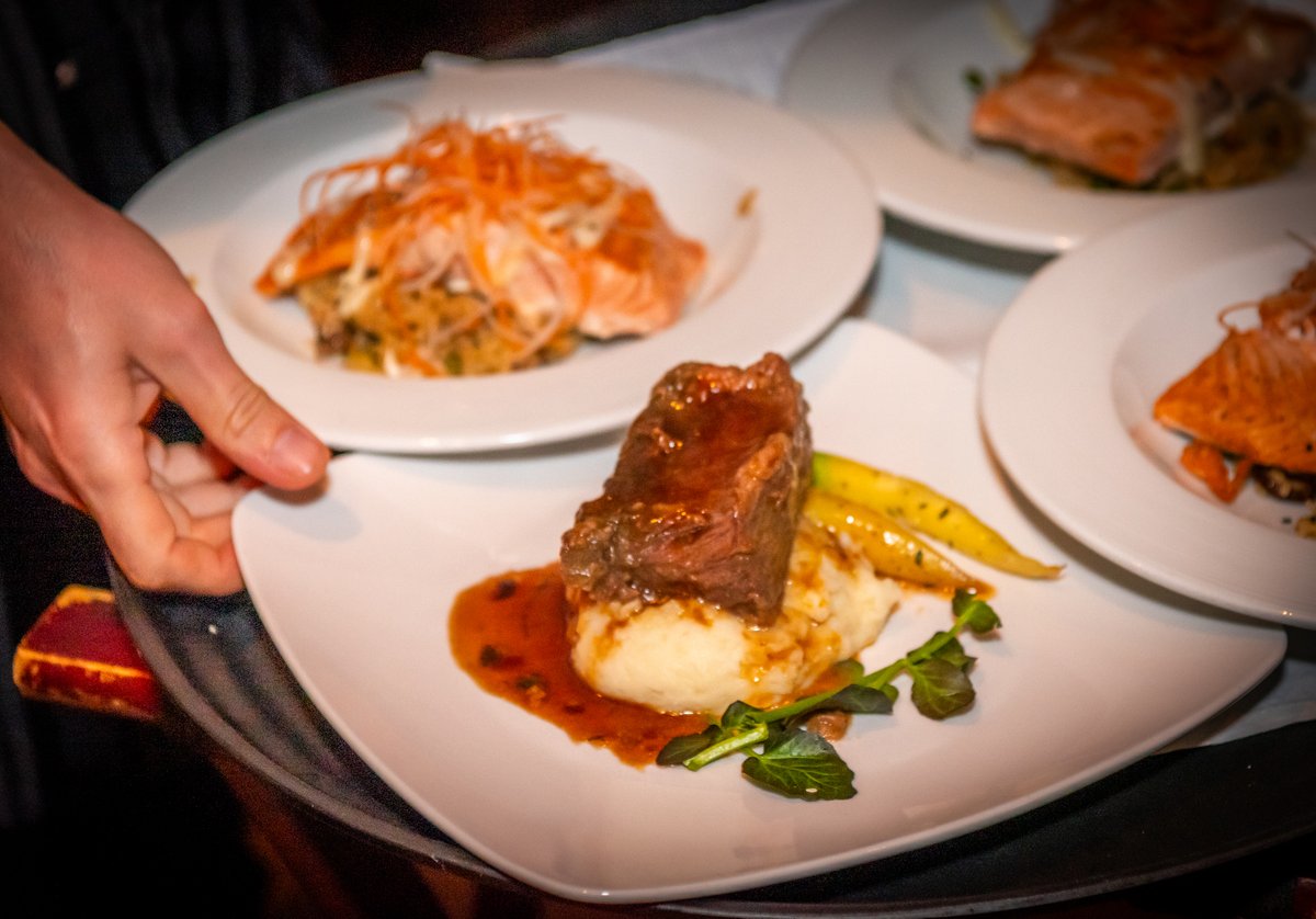 Plated food
